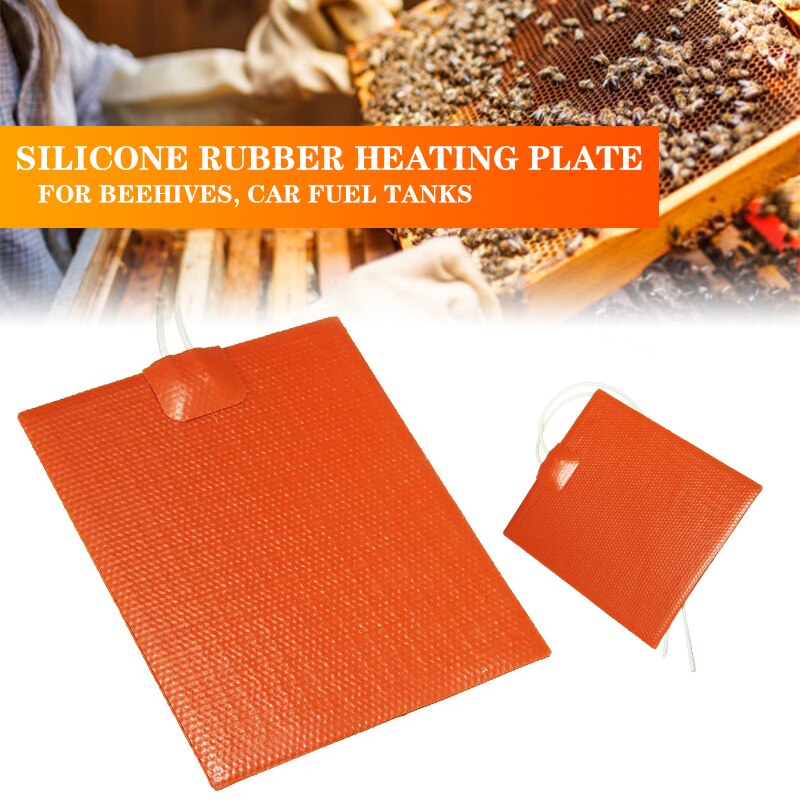 12V 12W 12x10cm grzałka części ula grzejnik elektryczny płyta zapisz miód pszczelarstwo sprzęt grzejnik części