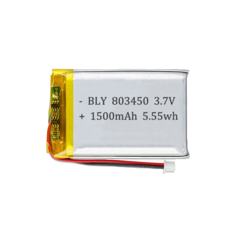 3.7V 1500mAh 803450 Batería de iones de litio de la batería de litio del polímero para la capacidad real del banco de energía GPS 100%