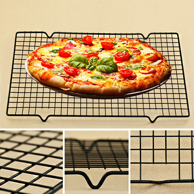 Nonstick Carbon Steel Cake Cooling Rack Holder Cookies Biscuits Bread Drying Cooler Stand Baking Tools MU