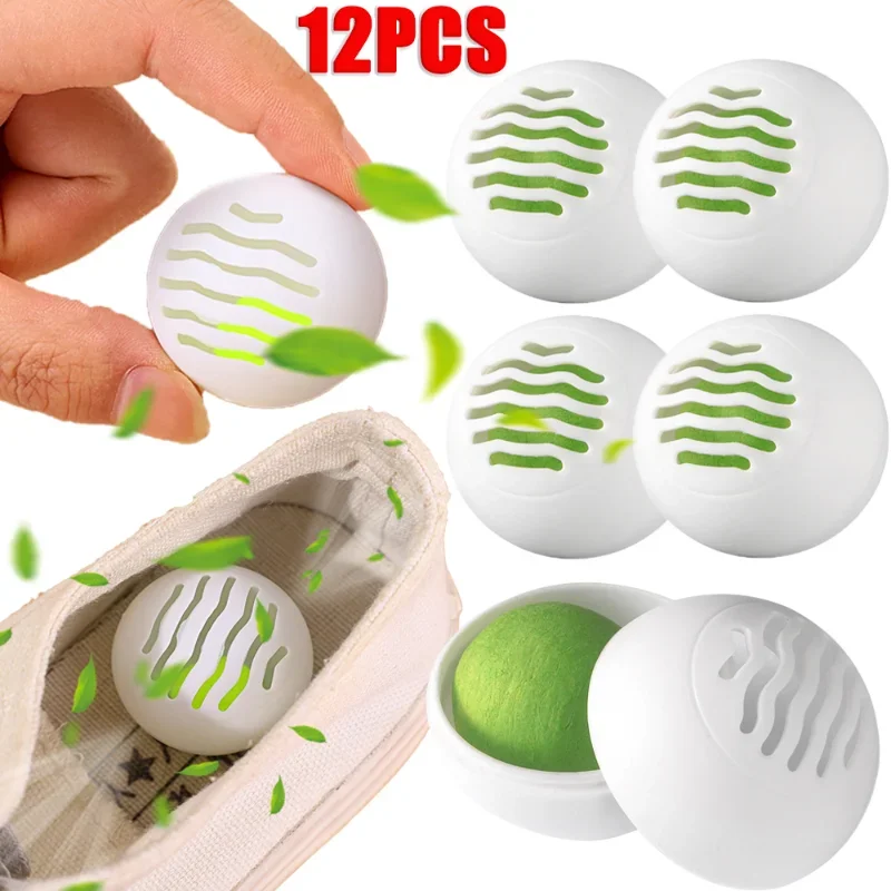 1/12PCS Deodorant Lufterfrischer Ball Schuh Kleidung Duft Ätherisches Fußpflege Duft Ball für Kleiderschrank Schrank Luft frische Liefert