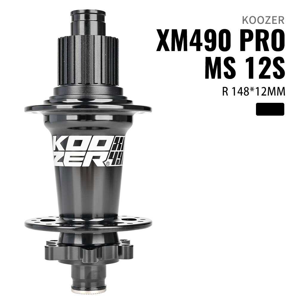 Koozer XM490 PRO Boost 28H 32 Holes MTB Bicycle Hub 15x110 12x148MM TA Thru HG XD MS SX GX NX 10 11s 12s THRU Bike CR-MO Steel: VIOLET/紫罗兰