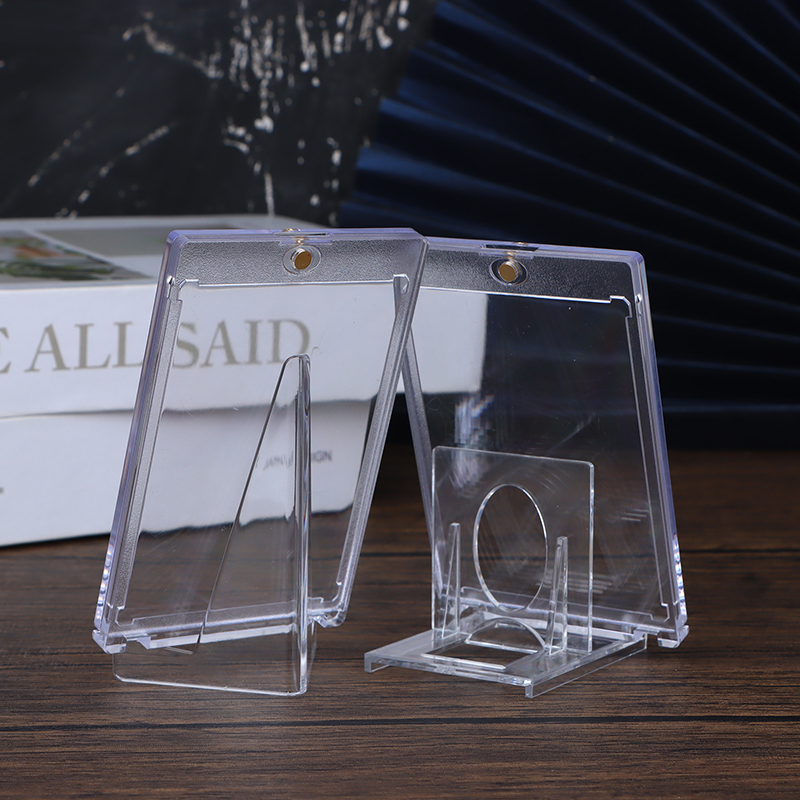 35pt Magnet karten Halfter Stütz karten Protektoren Hartplastik hüllen Handels vitrine Baseball Sport Sport Yugioh Karte