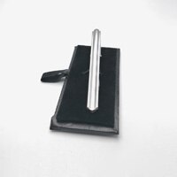 HUISHI Krawatte Stift Schließe Bar Krawatte Clips Für Männer Silber Farbe Männlichen Metall Kupfer Geschäft Krawatte Clip Herren Krawatte Clips: CL261