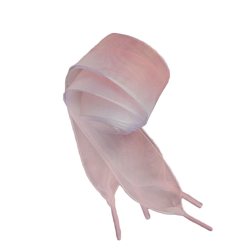 1 paar Satin- Seidenband Schnürsenkel Weiß Sneaker Schuhe Spitze Leinwand Schnürsenkel 4cm Breite 90cm Länge Schnürsenkel