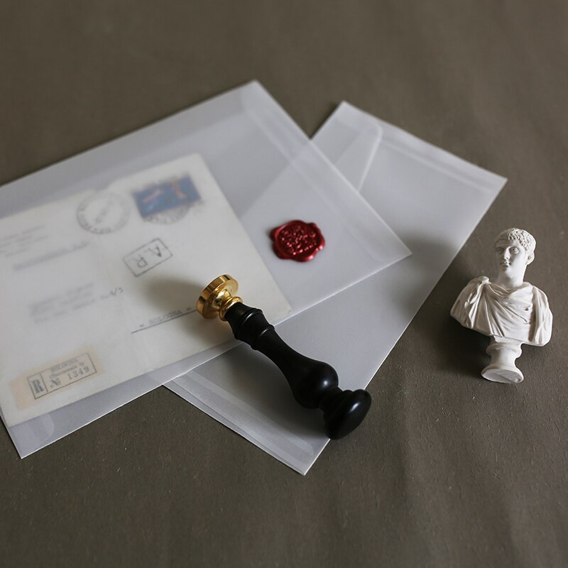 50Pcs/lot 17.5cm ~ 23cm translucent mailer/ envelope DIY parchment paper envelopes for Wedding Party Invitation Card Envelopes