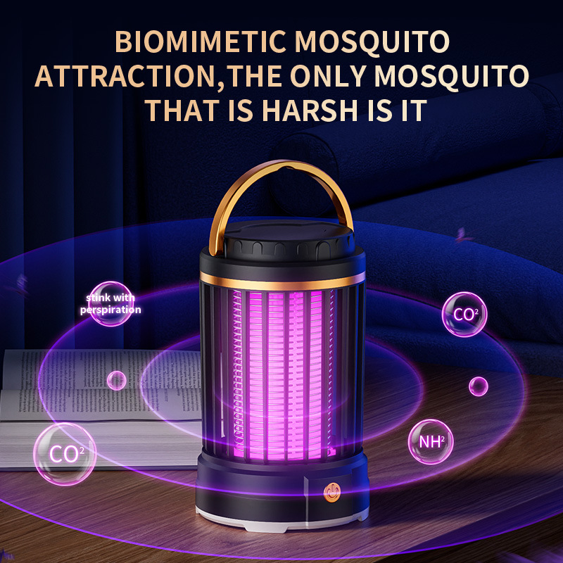 Xiaomi Portable Mosquito Killer Lamp 360° Biometric Mosquito Control Night Light Wall-mounted 4000mAh Recharge Safe for Kids