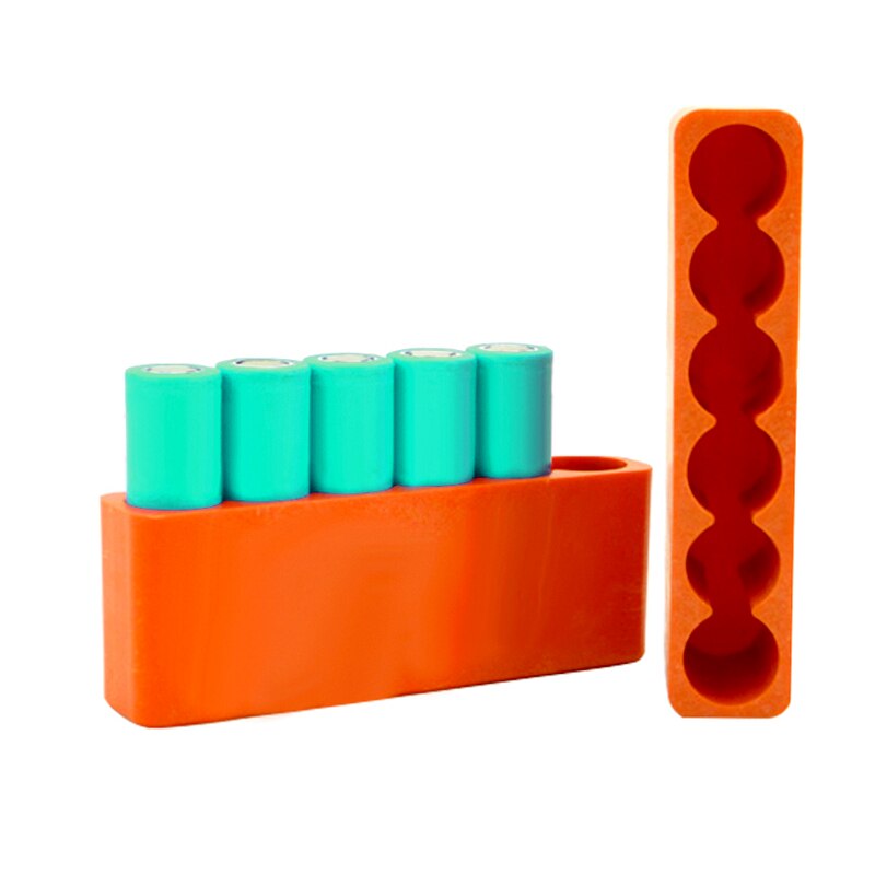 18650 spot welding battery pack fixture 6 section plastic spot welding battery fixed fixture parallel spot welding