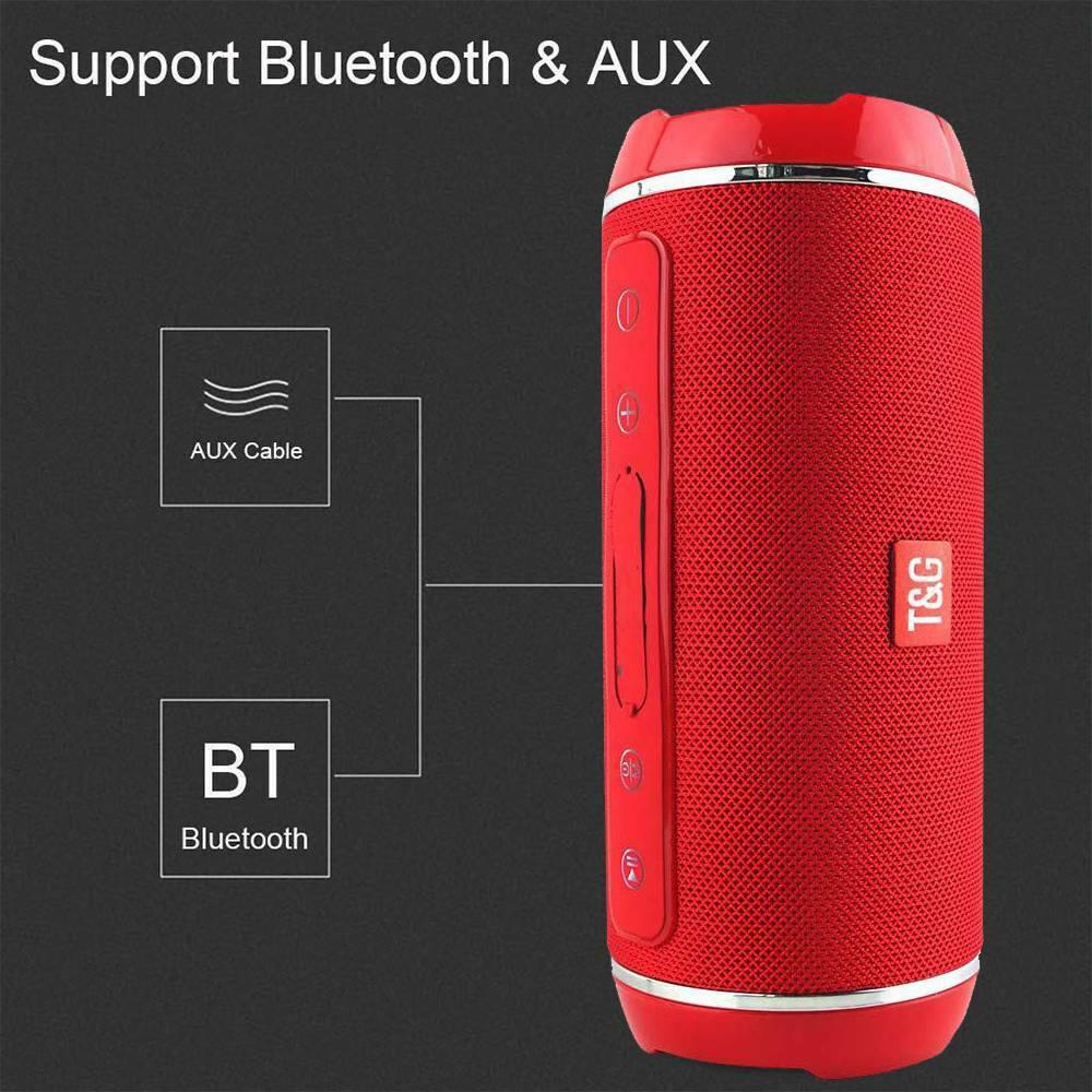 Haute puissance 40w sans fil Bluetooth haut-parleur étanche stéréo basse USB/TF/AUX MP3 Portable extérieur colonne lecteur de musique Subwoofer