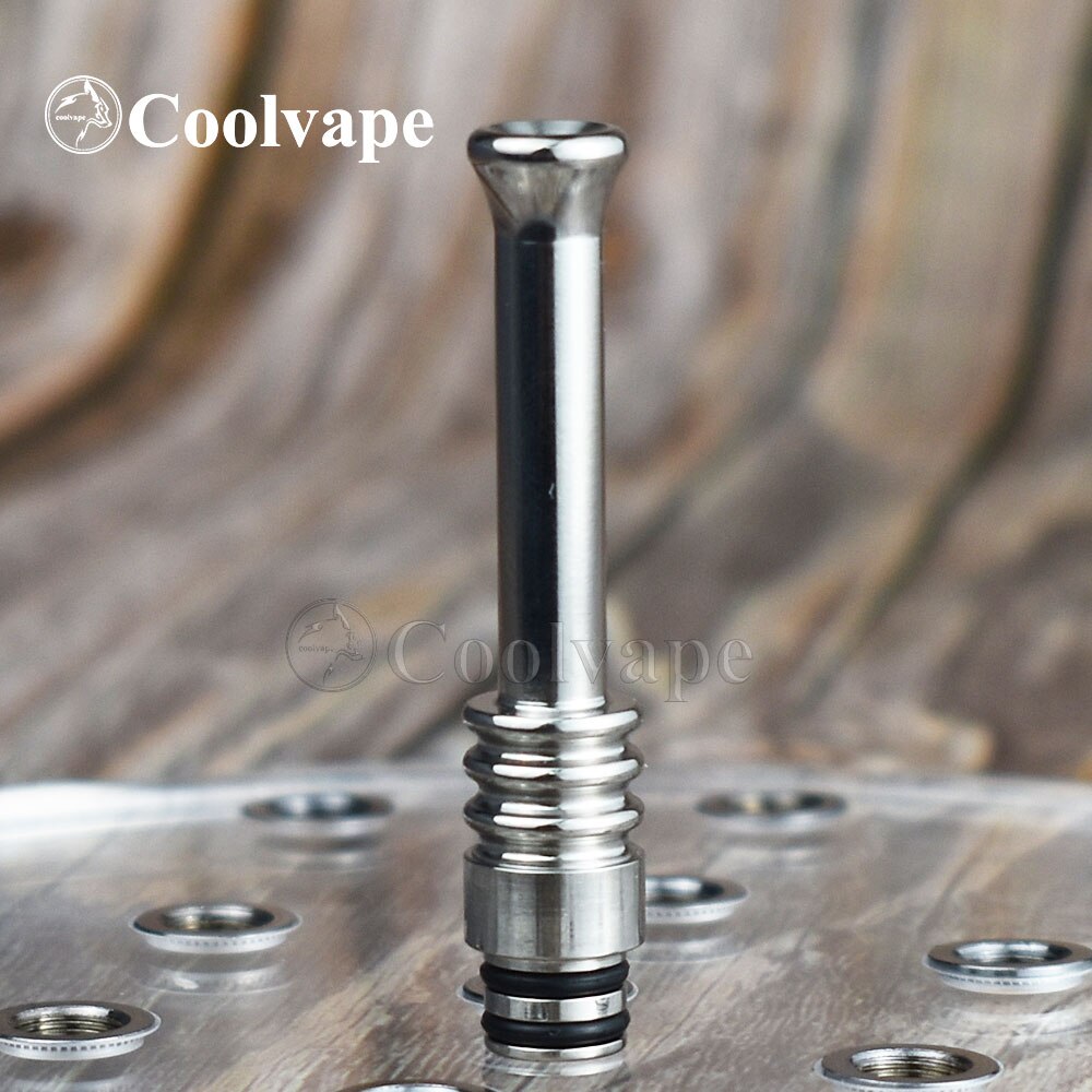 coolvape firebird rta drip tip Long Stainless Steel MTL 510 Drip Tip Narrow Bore Vape Tip Mouthpiece Accessories: 1pclong color