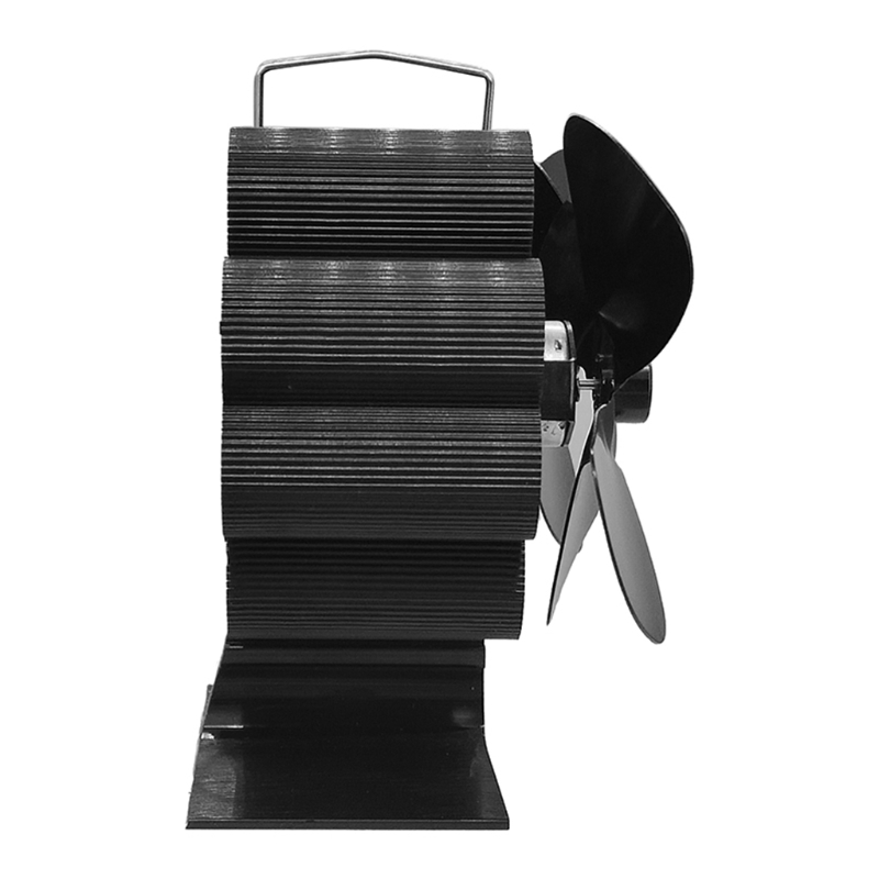 8-Blade Heat Powered Wood Stove Fan Eco Friendly and Efficient Wood Stove Fan