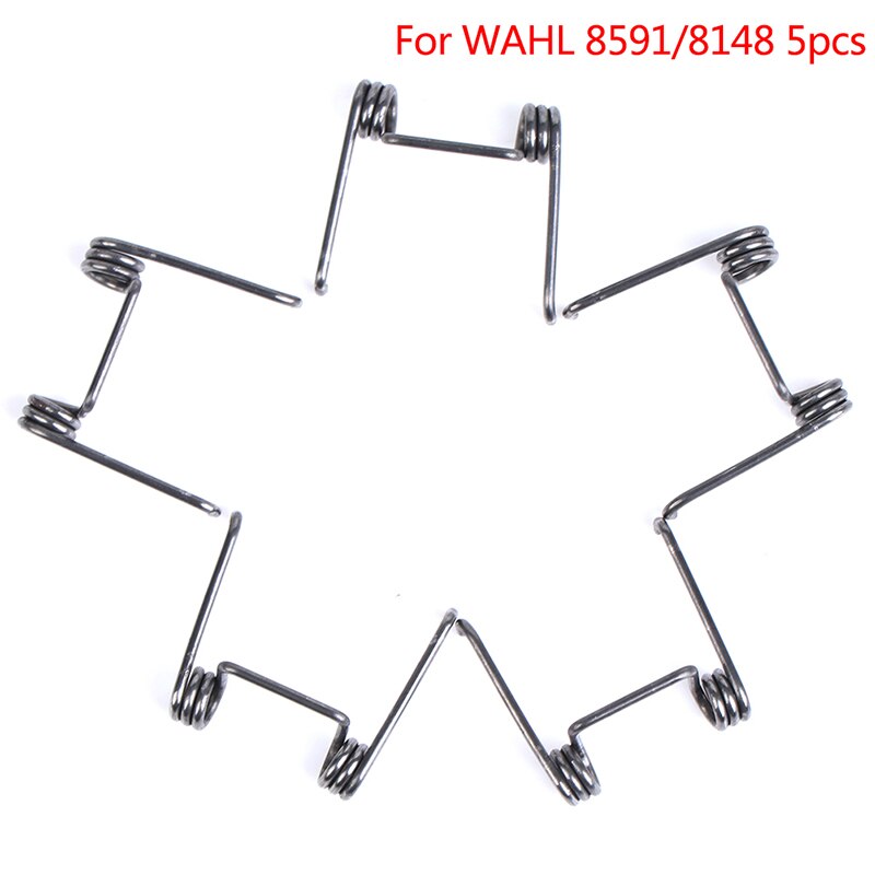 5pcs Sirreepet Hair Clipper Replacement Spring Fit Wahl Coldless Clip 8591/8148