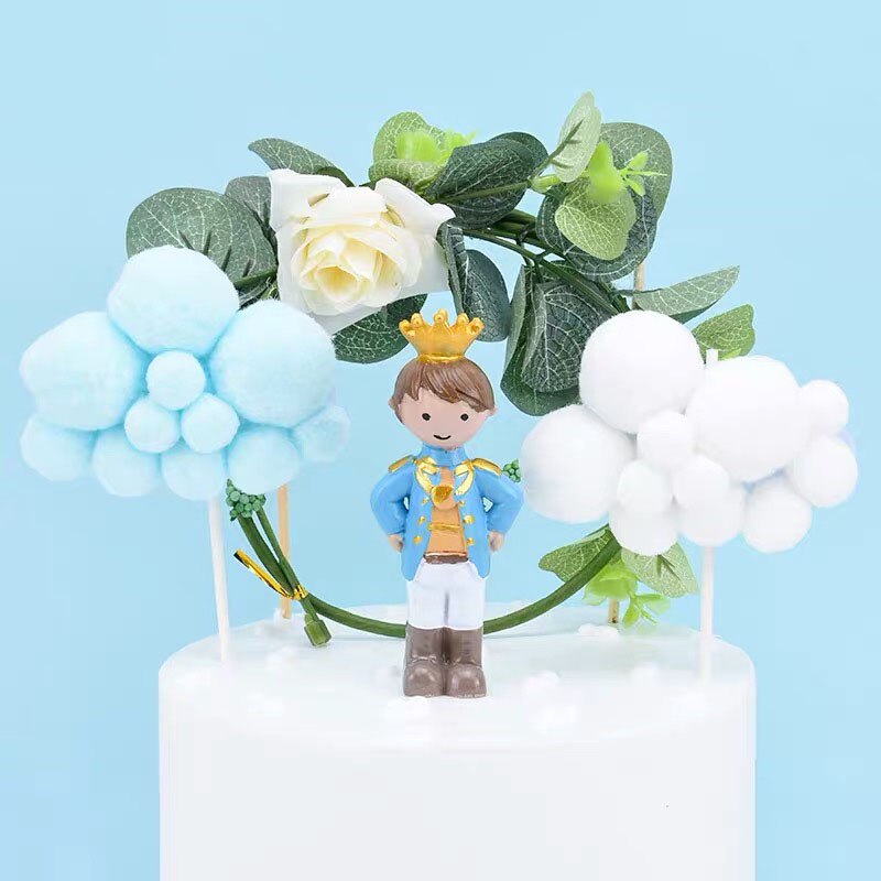 Décor artisanal de dessin animé petit Prince | En résine, Pot de fleur, petit Prince, ornements faits à la main, pour la maison en