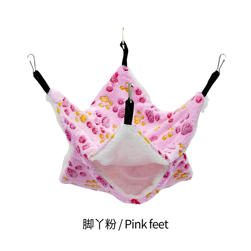 Hamaca para hámster, cama para roedores y hámster, accesorios para ratas, hamaca para ratas, hamaca para roedores, casa de conejillo de indias CXW04: plum