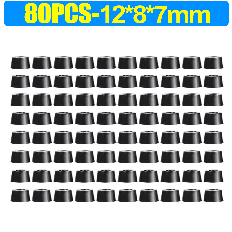 Almohadillas de goma protectores de suelo, tabla de cortar antideslizante, junta de parachoques para muebles, cubierta de pata de silla y mesa, alfombrilla de Hardware para muebles, 8/80 Uds.