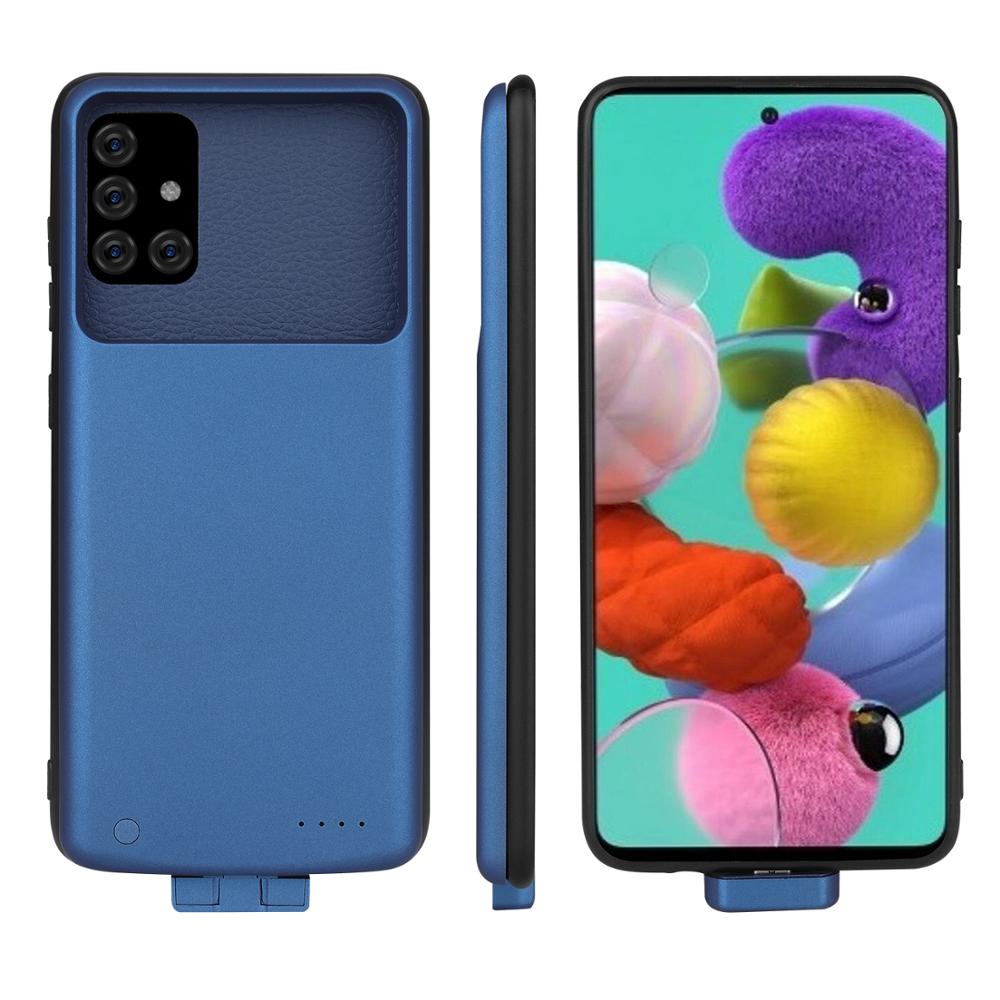 Funda de cargador de batería de mAh para Samsung A71, funda de carga externa de respaldo a prueba de golpes para Samsung A71