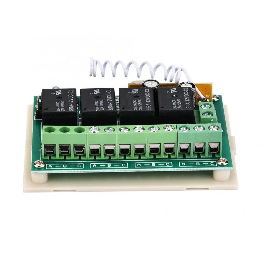 Door Remote Control 12V 433MHz Wireless Remote Control Switch Relay Receiver+RF Transmitter garage door opener