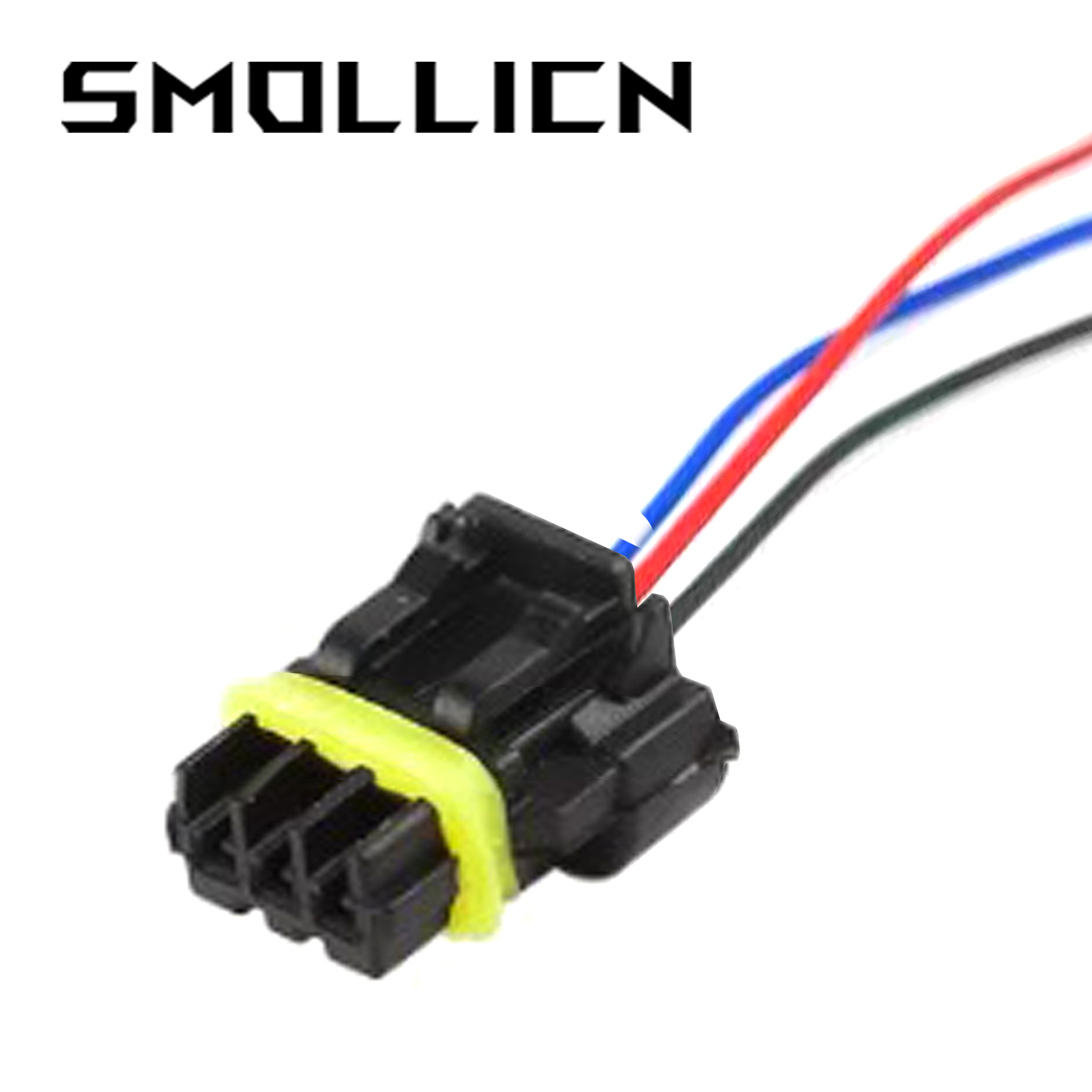 2/3 Pin 52117-0241 52117-0341 52116-0241 Automotive Male Female Waterproof Connector For Mirror Turn Signal Plug 52116-0341: Ivory / 20-29Pcs