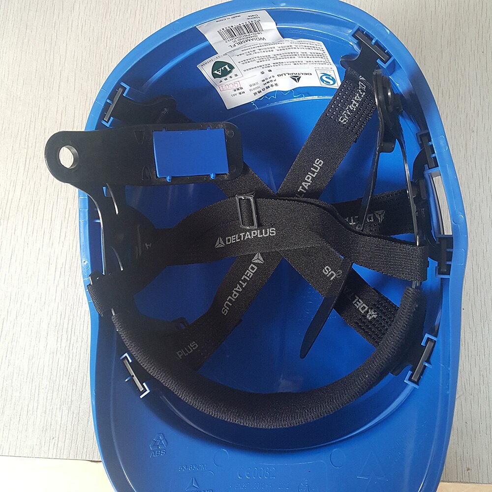 Casco de seguridad de Material aislante ABS, casco de trabajo con rayas reflectantes, protector aislante para sitio de construcción