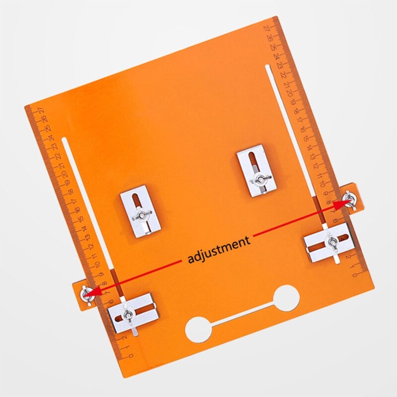 Portable Triangle Ruler High Precision Angle Ruler with Bottom Board Carpenter