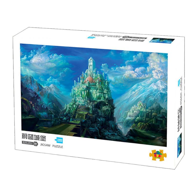 1000 Stks/pak Dikker Papier Puzzel Landschap Monteren Jigsaw Woondecoratie K92D
