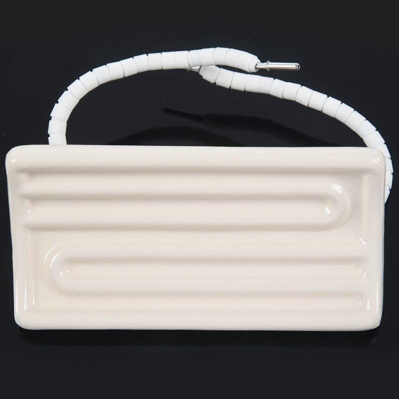 Calefactor cerámico s 120x60mm panel calefactor infrarrojo blanco 300 vatios 220V