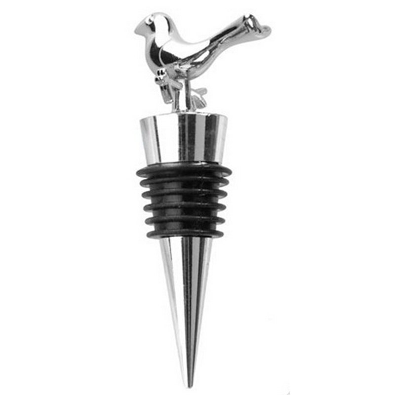 1Pc Stainless Steel Home Bar Wine Collection Red Wine Champagne Bottle Stopper Sealer Round Collar Drip Stop Ring series