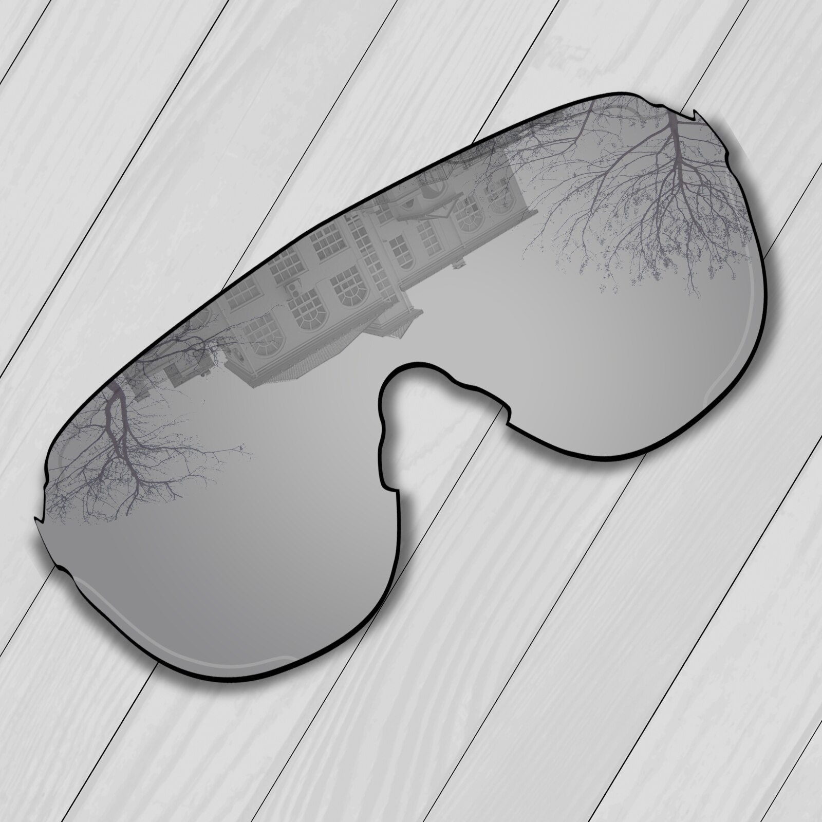 E.O.S Polarized Enhanced Replacement&amp;nbsp;Lenses&amp;nbsp;for&amp;nbsp;Oakley&amp;nbsp;EVZero Stride OO9386 Sunglasses - Multiple Choice: Metallic Silver