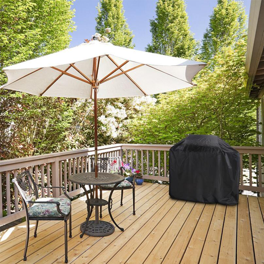 Bærbar vanntett bbq grill grill trekk utendørs regn grill barbacoa anti støvbeskytter for gass kull elektrisk grill