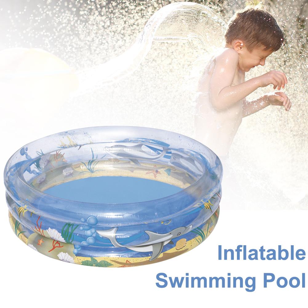 Inflatable Swimming Pool 3Ring Garden High Paddin... Grandado