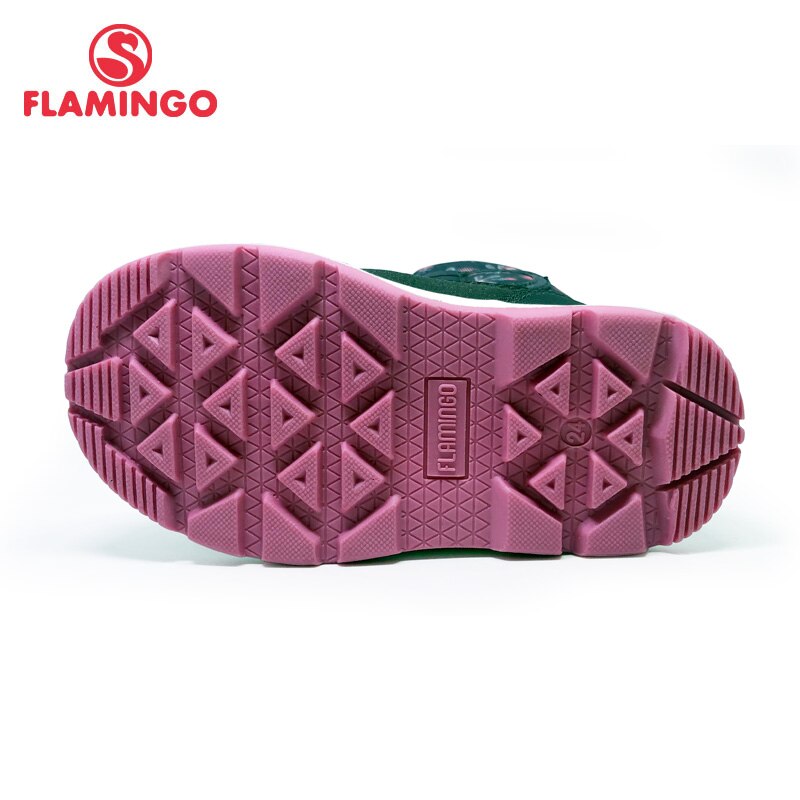 Flamingo Winter Wol Warm Houden Schoenen Anti-Slip Kinderen Snowboots Voor Meisje Maat 24-29 G5