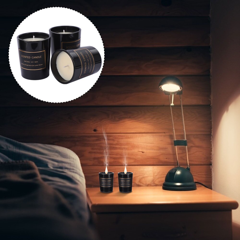 3pcs Aromatherapy Candles Exquisite Fragrance Candles Delicate Aromatic Candle: Default Title