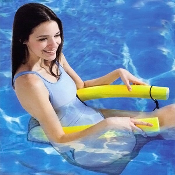 Pool flydende stol svømmebassiner sæder fantastiske flydende seng stol nudel stole sub