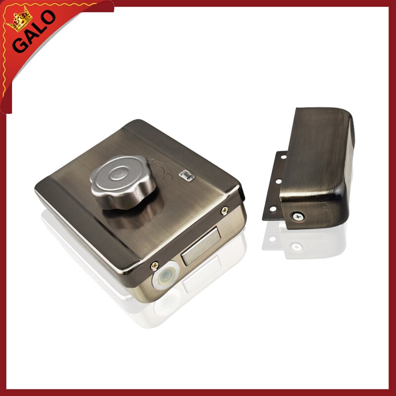 Single armature lock Electronic access control set wooden door iron gate electric lock