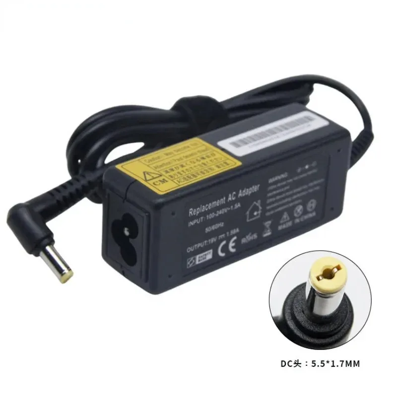 Cargador adaptador de CA para portátil Acer Aspire, fuente de alimentación de 19V, 3.42A, 65W, 5,5x1,7mm, 5315, 5630, 5735, 5920, 5535, 5738, 1 ud.