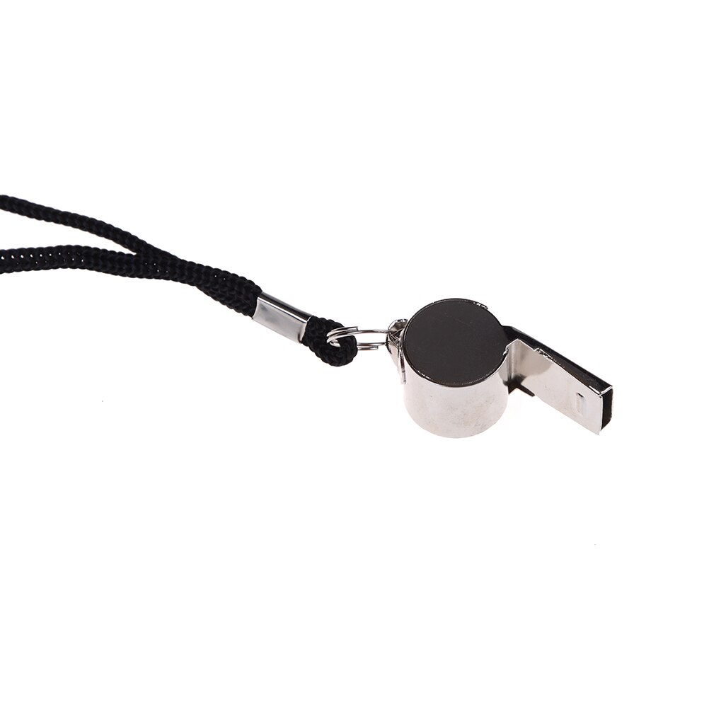 1PCS Coaches And Officials Referee Coach Whistle Stainless Steel Extra Loud Whistle For School Sports