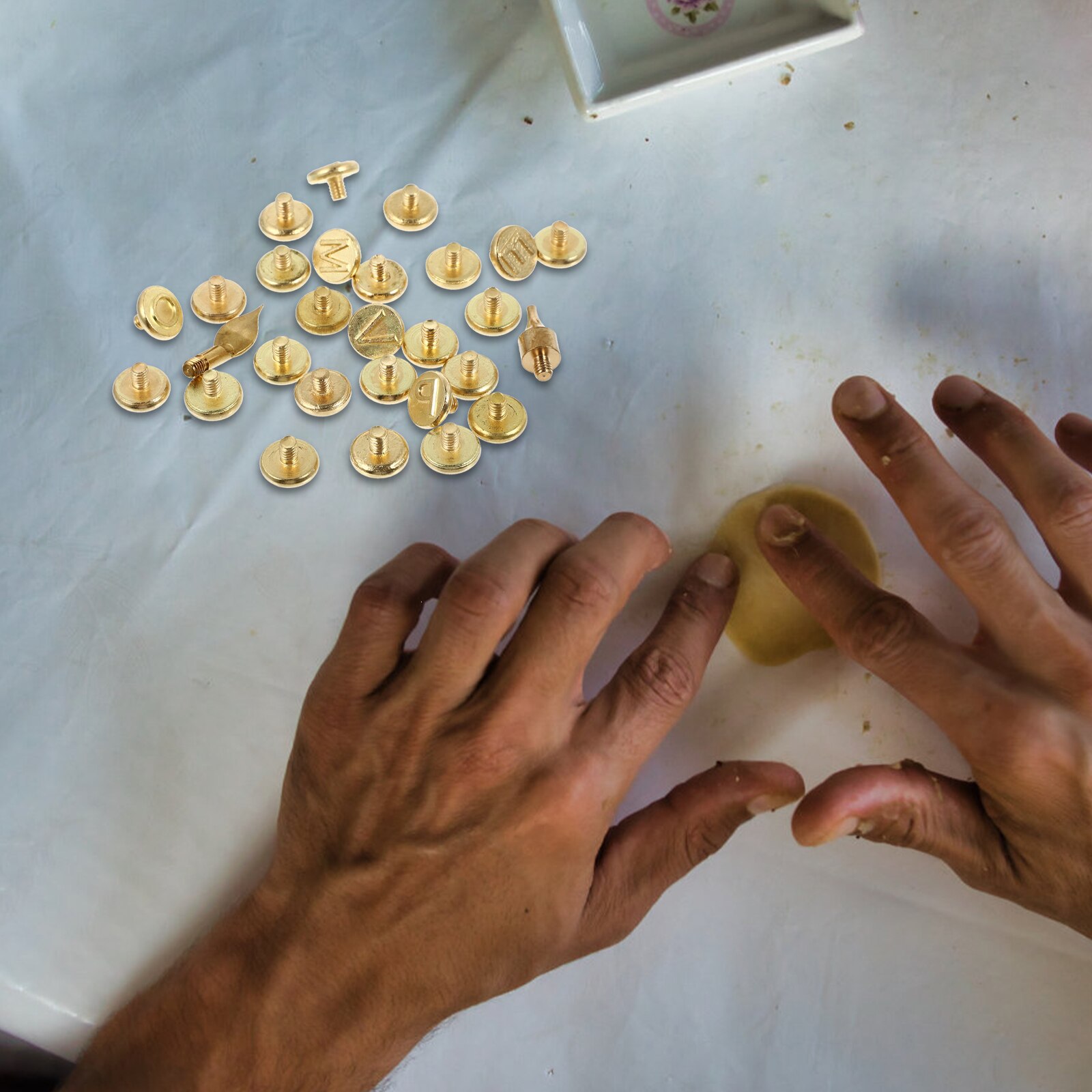 1 Set Wood Burning Tips Copper Letter Wood Burning Tool Alphabet Burning Tips