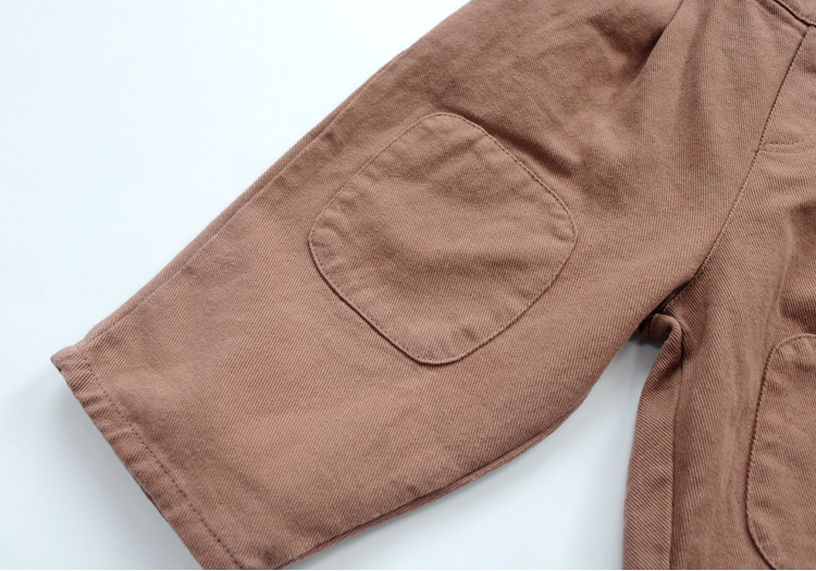 2020 Bambini di autunno Casual Pantaloni Stile Coreano Del Bambino di Patch Pantaloni dei Ragazzi di Colore Puro