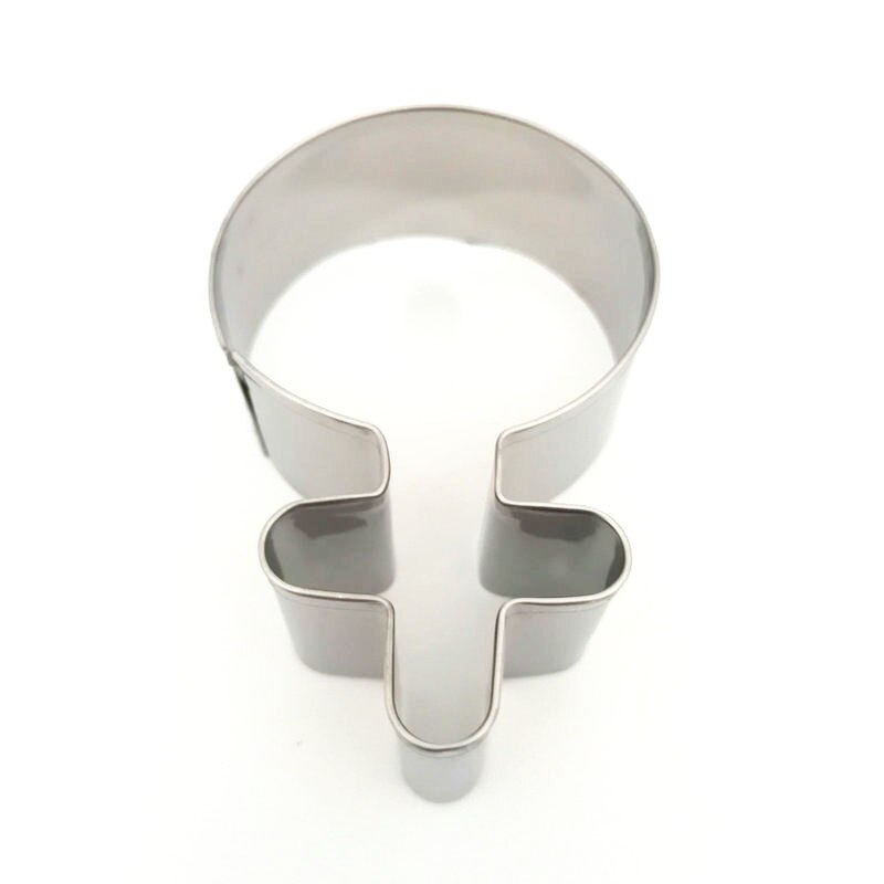 2 Stuks Mannelijke En Vrouwelijke Geslacht Symbool Cookie Cutter Set Rvs Biscuit Bakvorm Taart Decoreren Gereedschappen