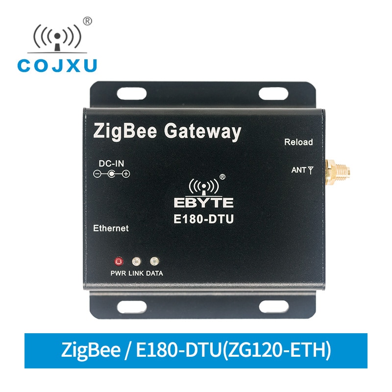 Zigbee Gate Manier ZigBee3.0 Ethernet Modem Web Netwerk Socket Werken E180-DTU(ZG120-ETH) Dc Power Transceiver En Ontvanger