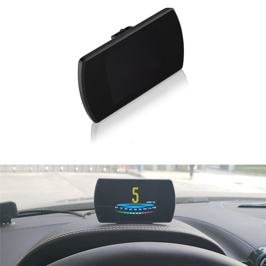 Bildatamaskin obd hud speedometer hode opp vise digital bilhastighetsprojektor innebygd datamaskin