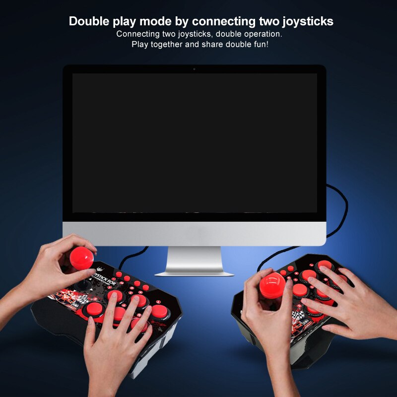 Mini Arcade Stick Voor Nintendo Switch/Schakelaar Lite, Mini Fighting Stick Voor Nintendo Switch Vechten Games