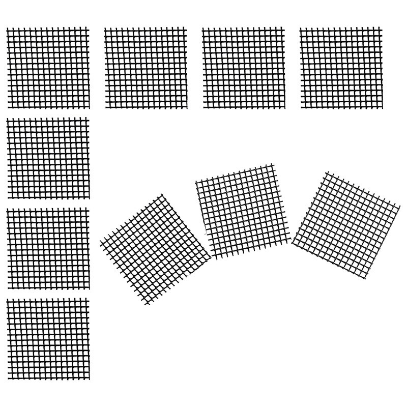 30Stck Kunststoff Blumentopf See Gittergewebe Pad Bonsai Boden Netz matt, 2x2 Zoll