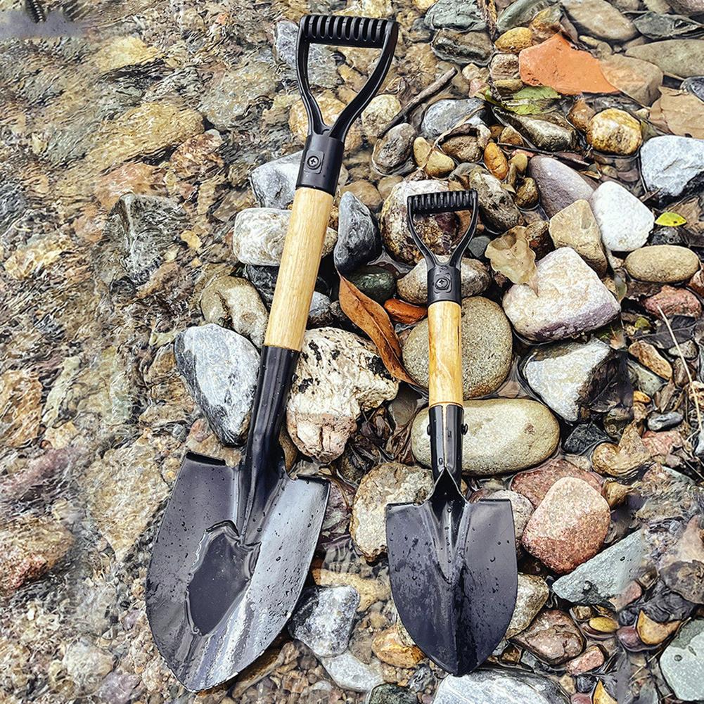 Beach Shovel Small Round Digging Shovel Kids Mini Snow Shovel Spade Sand Shovel Outdoor Engineer Shovel Toys Planting Shovel