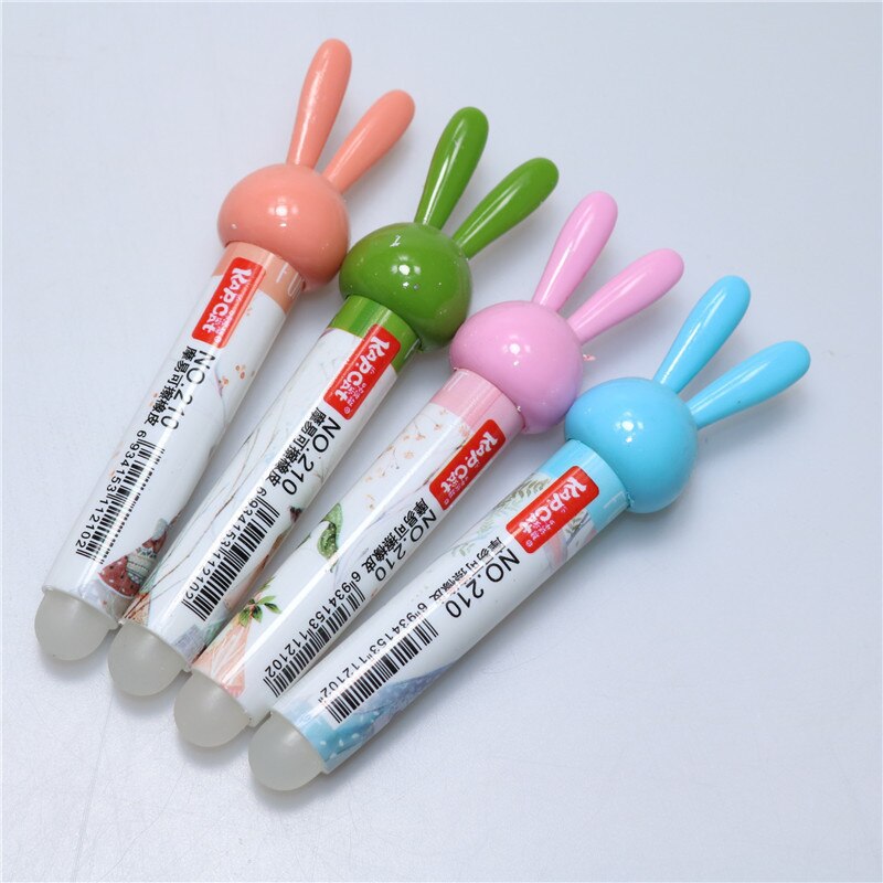 10 Pcs Leuke Inkt Gum Wrijving Uitwisbare Pen Gum Briefpapier School Kantoorbenodigdheden 4 Kleuren Willekeurige