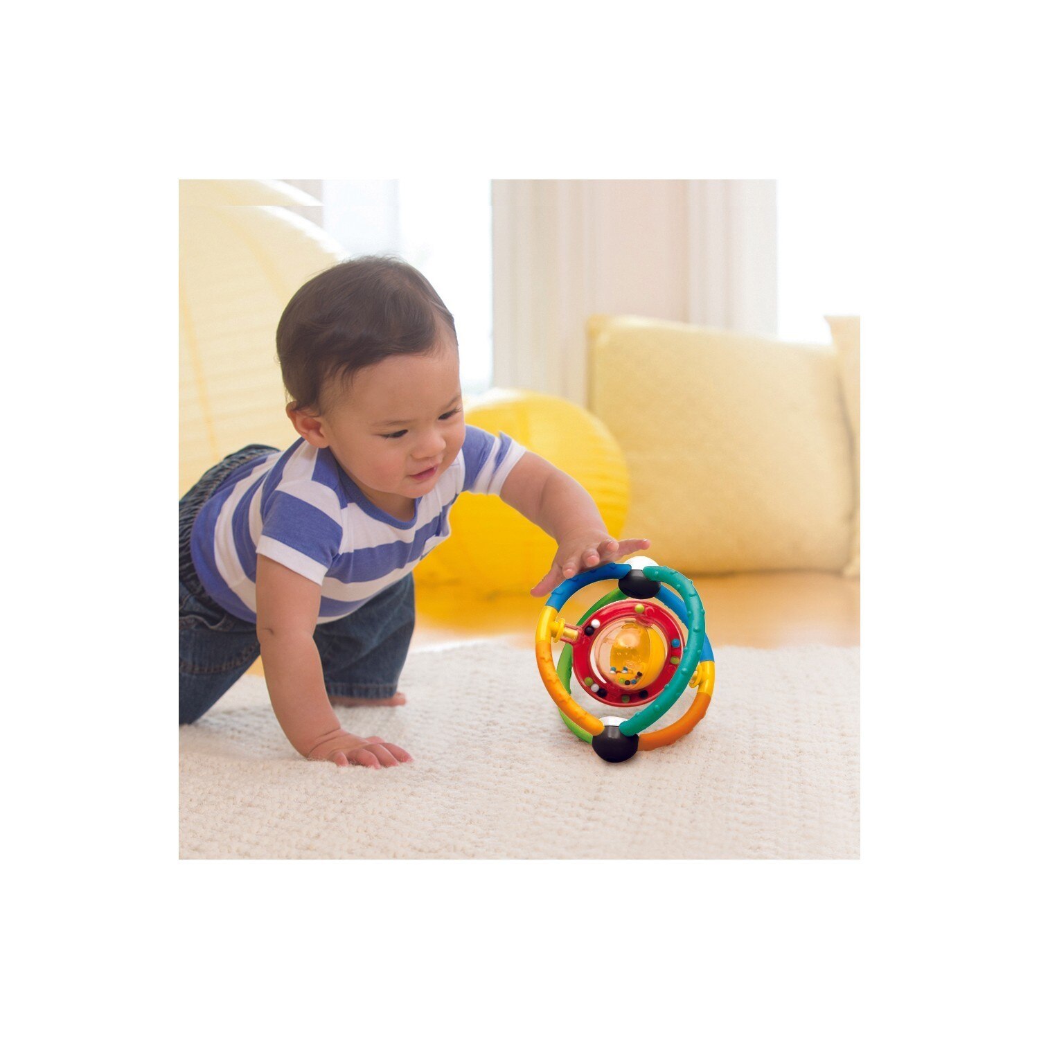 Rattle baby Infantino Orbit Parts Moving Rattle