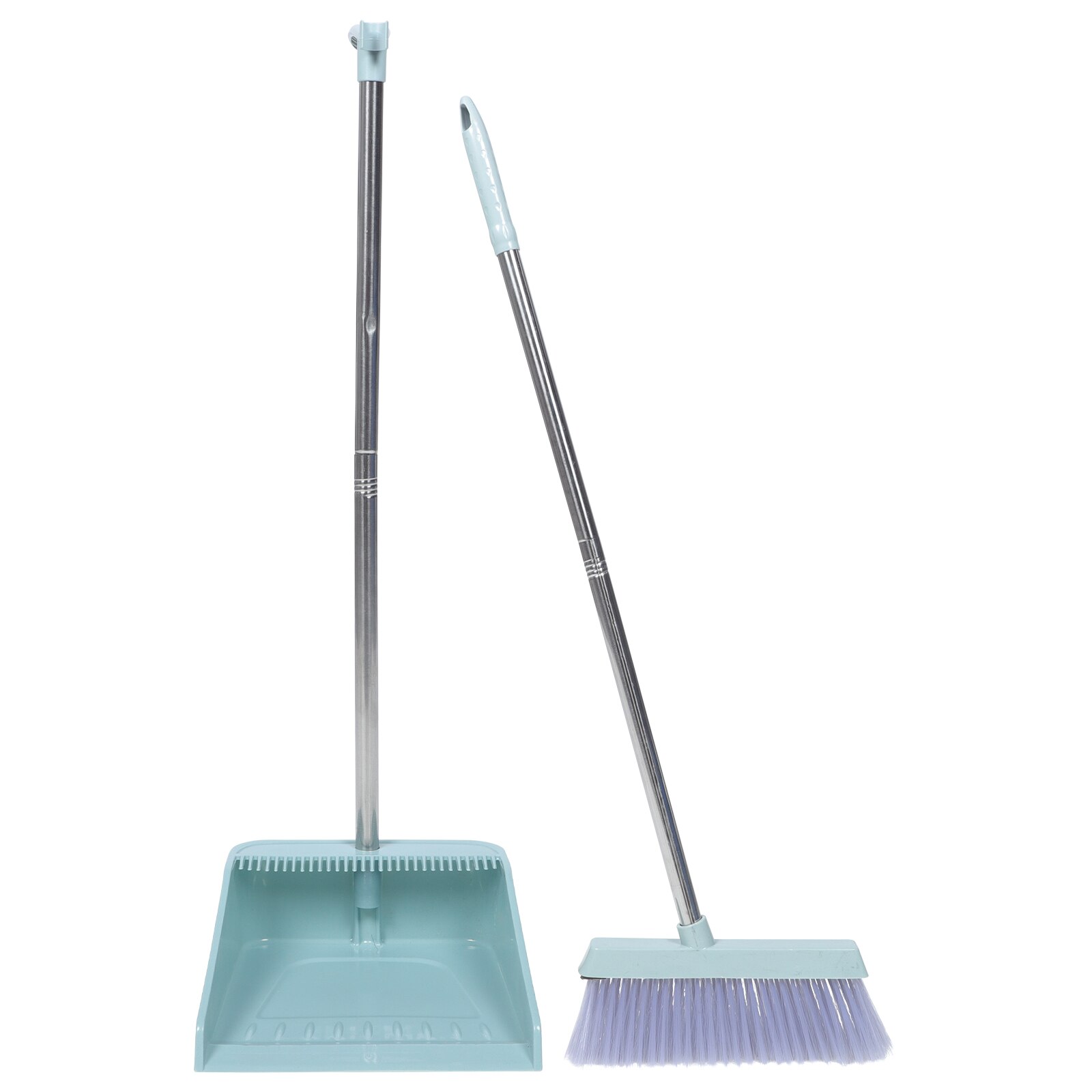 1 Set Broom Dustpan Kit Household Floor Cleaning Tool Home Cleaning Device (Blue)