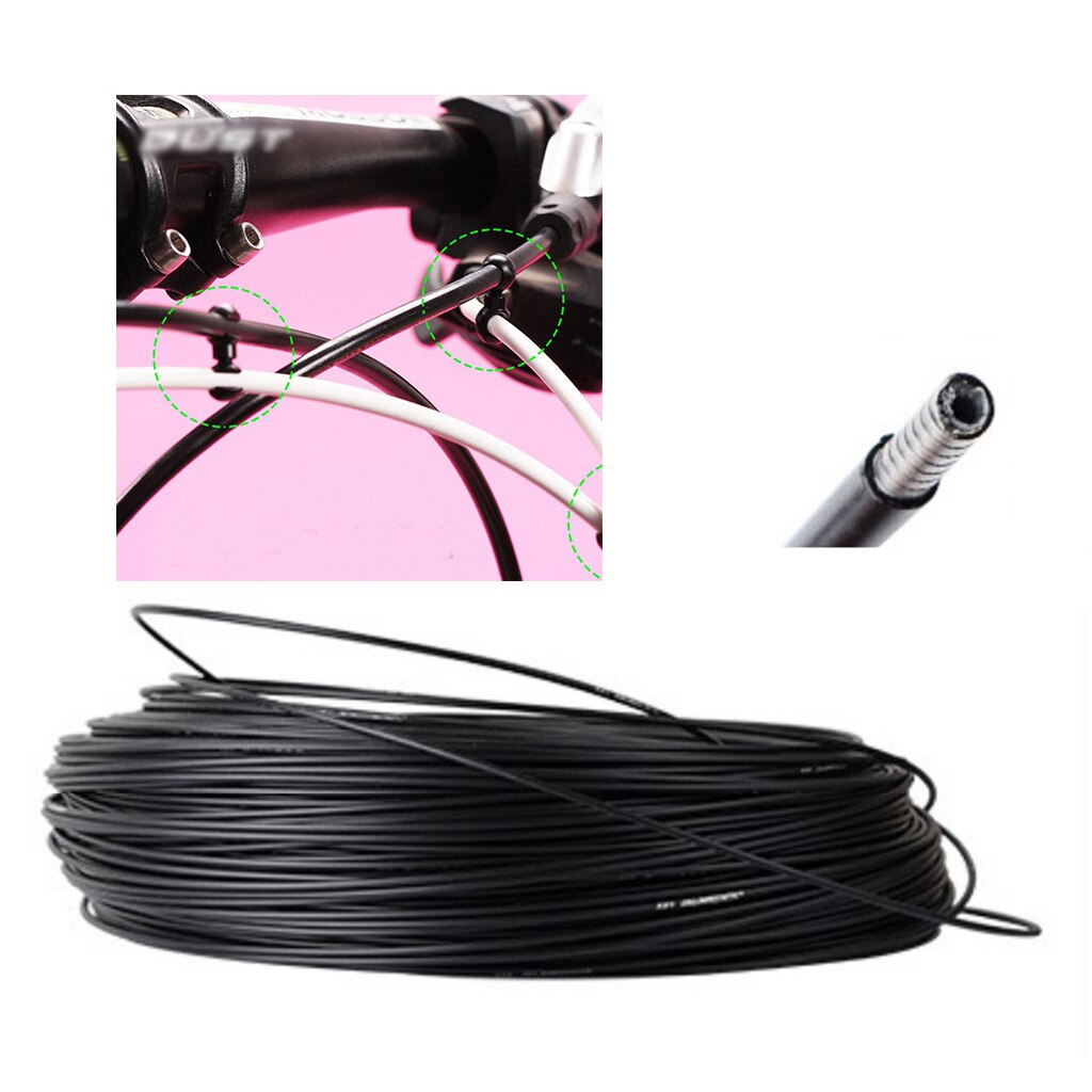 5M Bike Brake Shifter Cable Housing Kit Road MTB Bicycle Brake Shifter Cables Wrap Wire Sleeve Coat Accessory