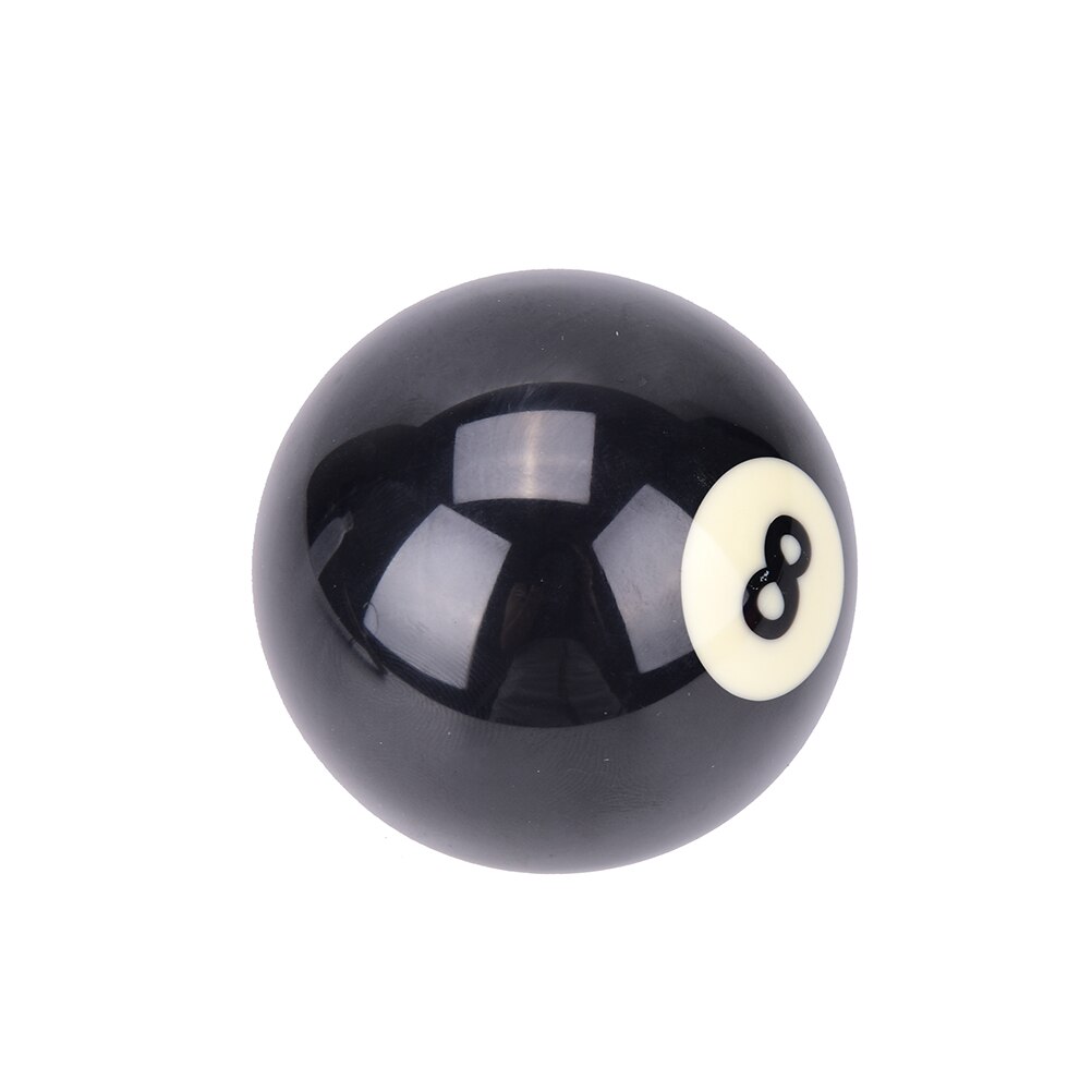 1 Pcs Zwart 8 Biljart Ballen Biljart Pool Ball Vervanging Acht Bal Standaard Reguliere Twee Size 52.5/57.2 Mm