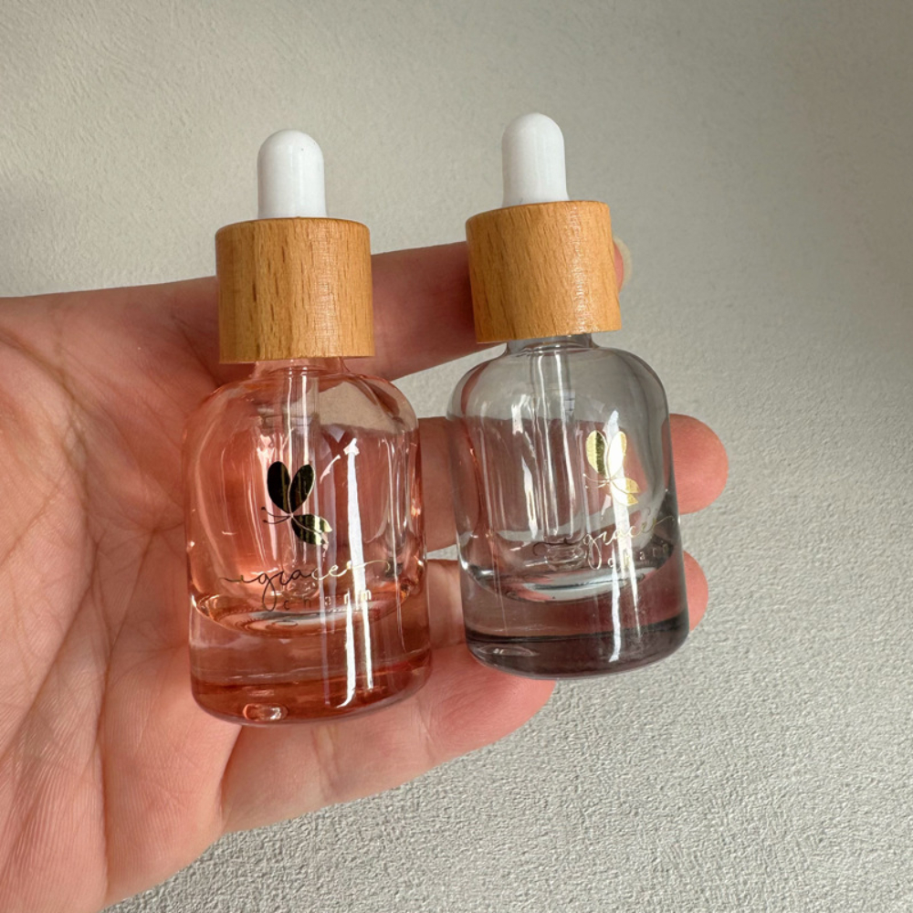 10 ml Tropfflasche aus Glas für ätherische Öle und Essenzen, DIY-Kosmetikverpackung für Schönheitssalons, flüssige Dosierflaschen