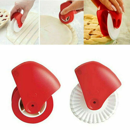 Pizza Gebak Rooster Cutter Gebak Pie Decoratie Cutter Plastic Wiel Roller UK